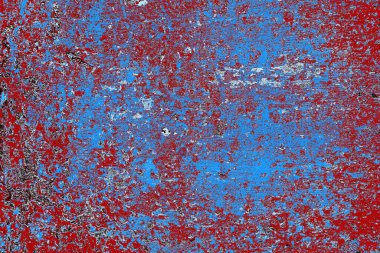 Çizik ve çatlaklarla metal doku