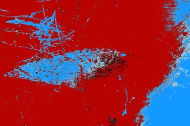 Çizik ve çatlaklarla metal doku