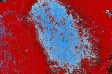 Çizik ve çatlaklarla metal doku