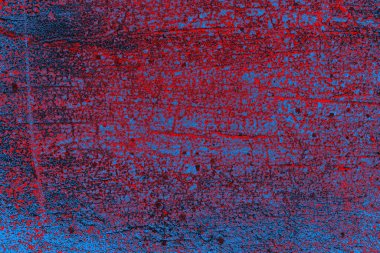 Kırmızı ve mavi renkli grunge duvar dokusu arkaplanı