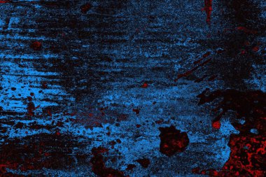 Koyu renkli ses, arka planda çatlaklar olan grunge duvar dokusu