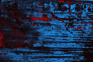 Koyu renkli ses, arka planda çatlaklar olan grunge duvar dokusu