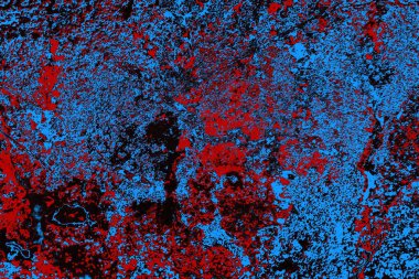 Çizik ve çatlaklarla metal doku