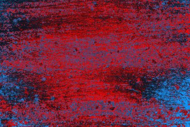 Kırmızı ve mavi renkli grunge duvar dokusu arkaplanı