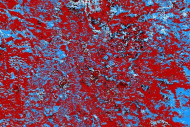kırmızı, mavi ve siyah grunge duvar dokusu arkaplanı 
