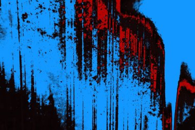 Çizik ve çatlaklarla metal doku