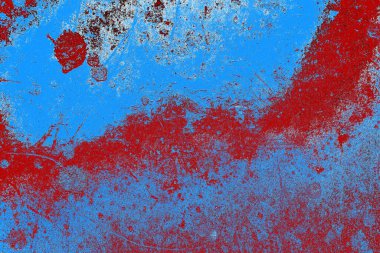 Çizik ve çatlaklarla metal doku