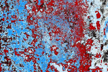 Duvar dokusu arkaplanı eski boyayla soyulmuş 