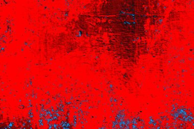 Kırmızı ve mavi renkli grunge duvar dokusu arkaplanı