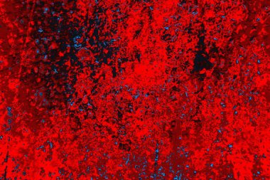 Kırmızı ve mavi renkli grunge duvar dokusu arkaplanı