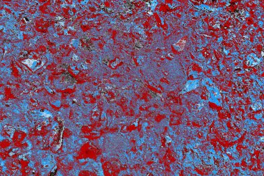 Duvar dokusu arkaplanı eski boyayla soyulmuş 