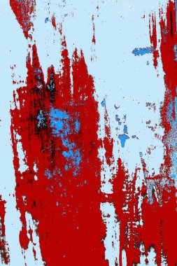 Çizik ve çatlaklarla metal doku