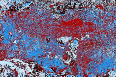 Çizik ve çatlaklarla metal doku