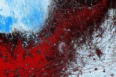 Duvar dokusu arkaplanı eski boyayla soyulmuş 