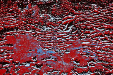 Duvar dokusu arkaplanı eski boyayla soyulmuş