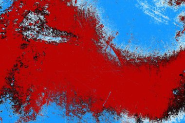 Çizik ve çatlaklarla metal doku