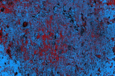 Çizik ve çatlaklarla metal doku