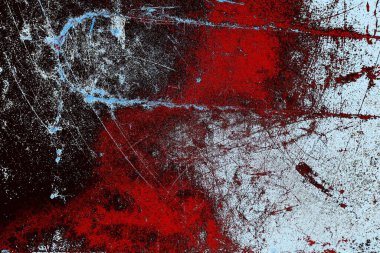 Duvar dokusu arkaplanı eski boyayla soyulmuş 