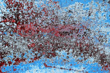 Duvar dokusu arkaplanı eski boyayla soyulmuş 