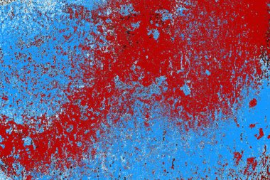 Çizik ve çatlaklarla metal doku