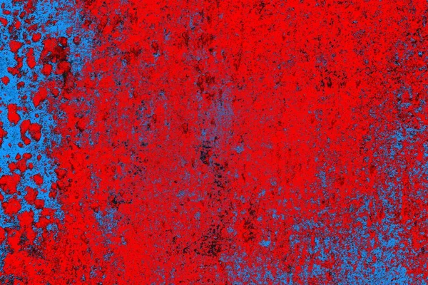 Lumineux Fond Texture Murale Grunge Rouge Bleu — Photo
