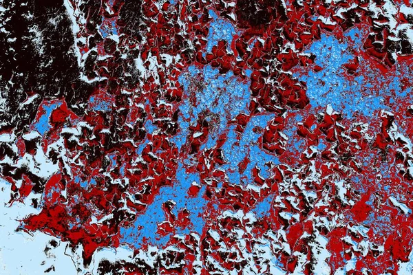 Dökülen boya paslı metal dokusu