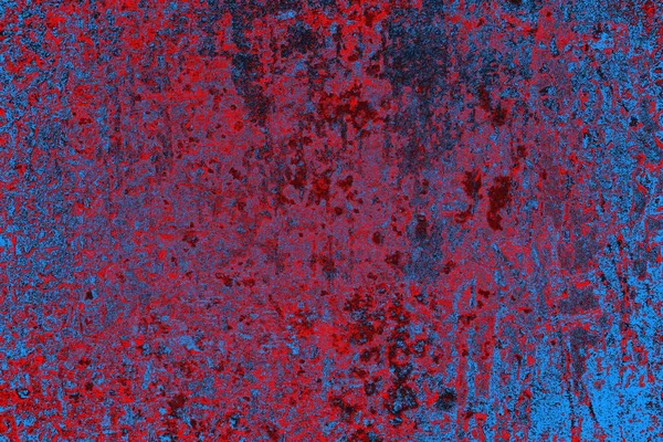 Kırmızı ve mavi renkli grunge duvar dokusu arkaplanı