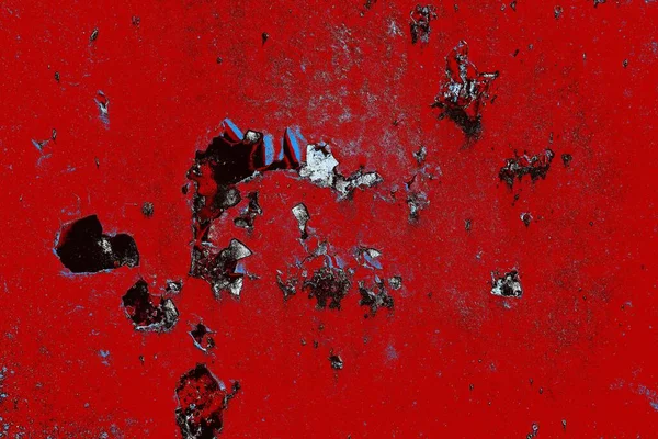 Dökülen boya paslı metal dokusu