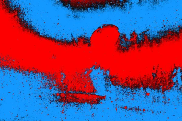 Szkarłatny Czerwony Niebieski Kolor Grunge Ściany Tekstury Tła — Zdjęcie stockowe