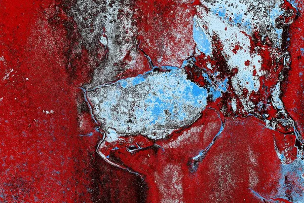 Dökülen boya paslı metal dokusu