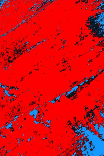 Neon kırmızı ve mavi renkli grunge duvar dokusu arkaplanı