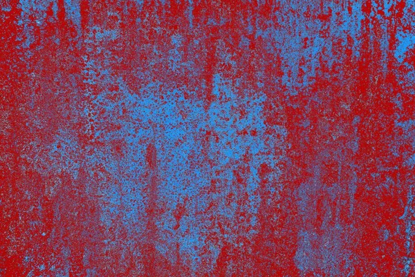 Rood Blauw Zwart Gekleurde Grunge Muur Textuur Achtergrond — Stockfoto