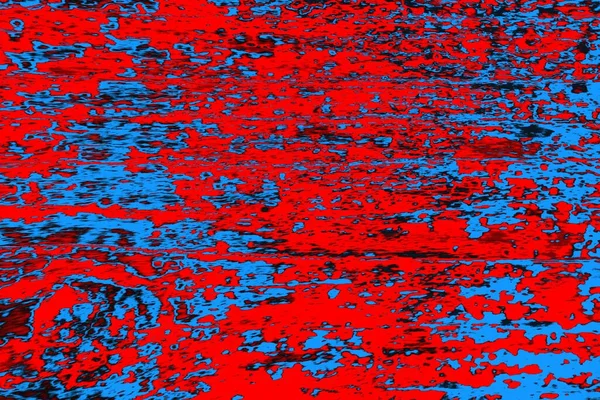 Neon red and blue colored grunge wall  texture  background