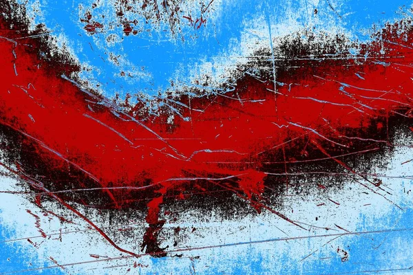 Çizik ve çatlaklarla metal doku