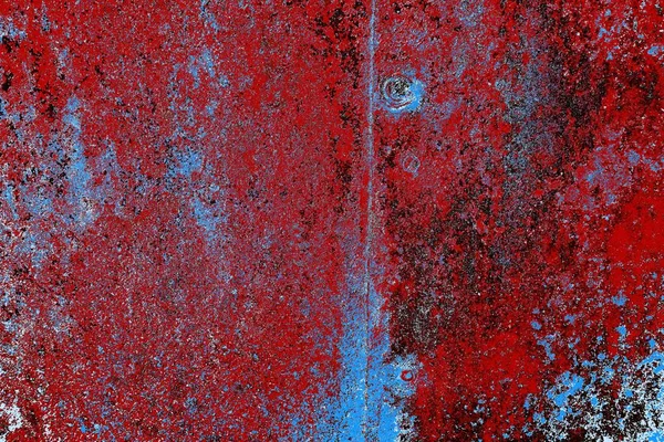 Dökülen boya paslı metal dokusu