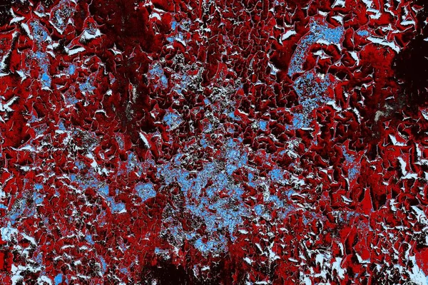 Dökülen boya paslı metal dokusu