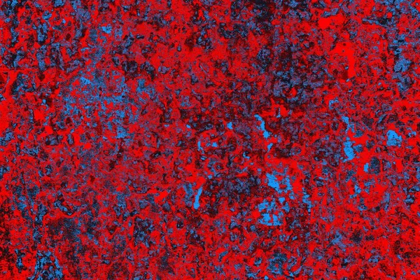 Kırmızı ve mavi renkli grunge duvar dokusu arkaplanı