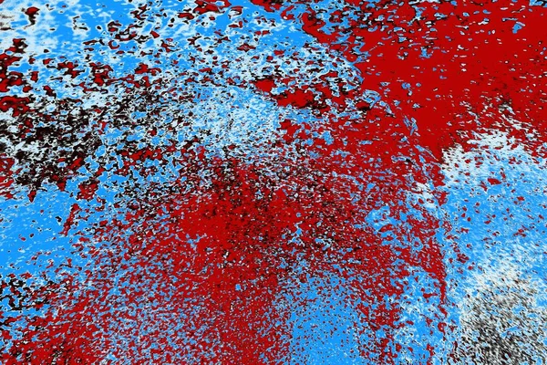 Duvar dokusu arkaplanı eski boyayla soyulmuş 