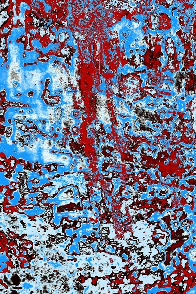 red, blue and black colored grunge wall texture background