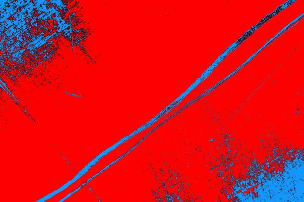 Rouge Fluo Bleu Fond Texture Mur Grunge Couleur — Photo