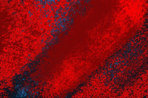 Parlak kırmızı ve mavi renkli grunge duvar dokusu arkaplanı