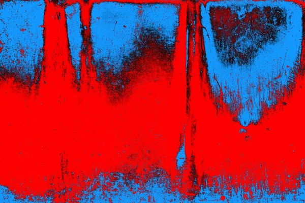 Kırmızı ve mavi renkli grunge duvar dokusu arkaplanı