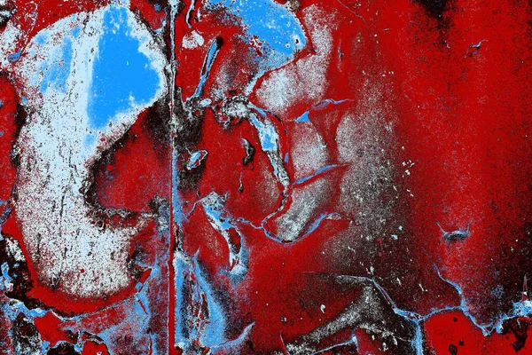 Dökülen boya paslı metal dokusu