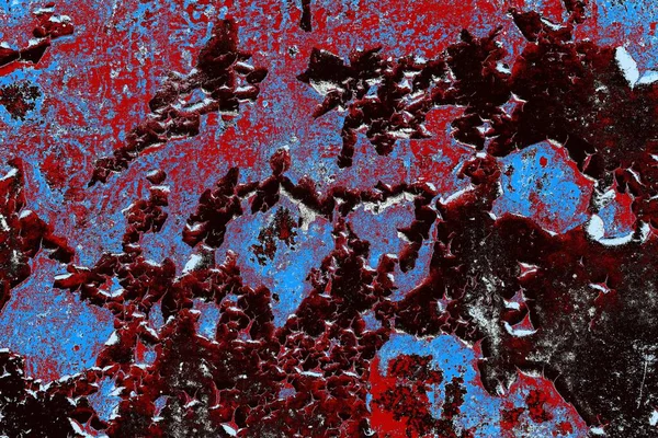 Dökülen boya paslı metal dokusu