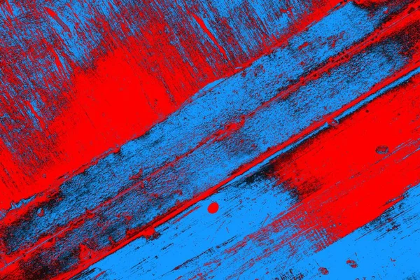 Neon Červená Modrá Barva Grunge Stěna Textura Pozadí — Stock fotografie