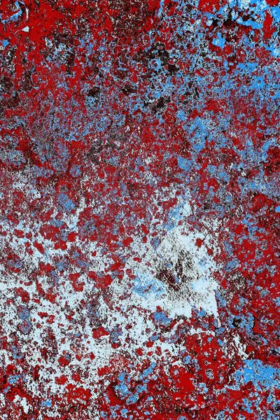 Dökülen boya paslı metal dokusu