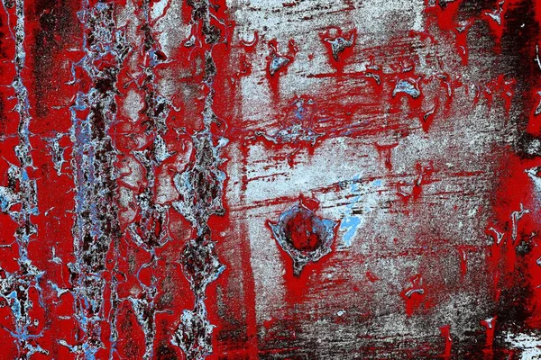 Dökülen boya paslı metal dokusu