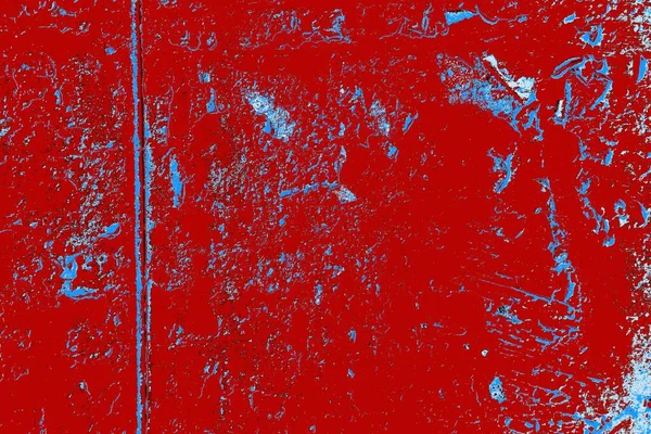 Mur Grunge Couleur Rouge Bleue Noire Avec Fond Texture Fissurée — Photo