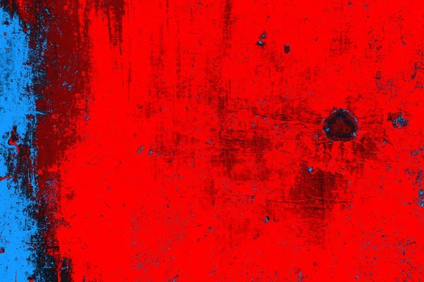 Kırmızı ve mavi renkli grunge duvar dokusu arkaplanı