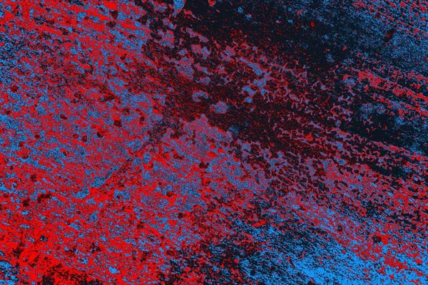 Kırmızı ve mavi renkli grunge duvar dokusu arkaplanı